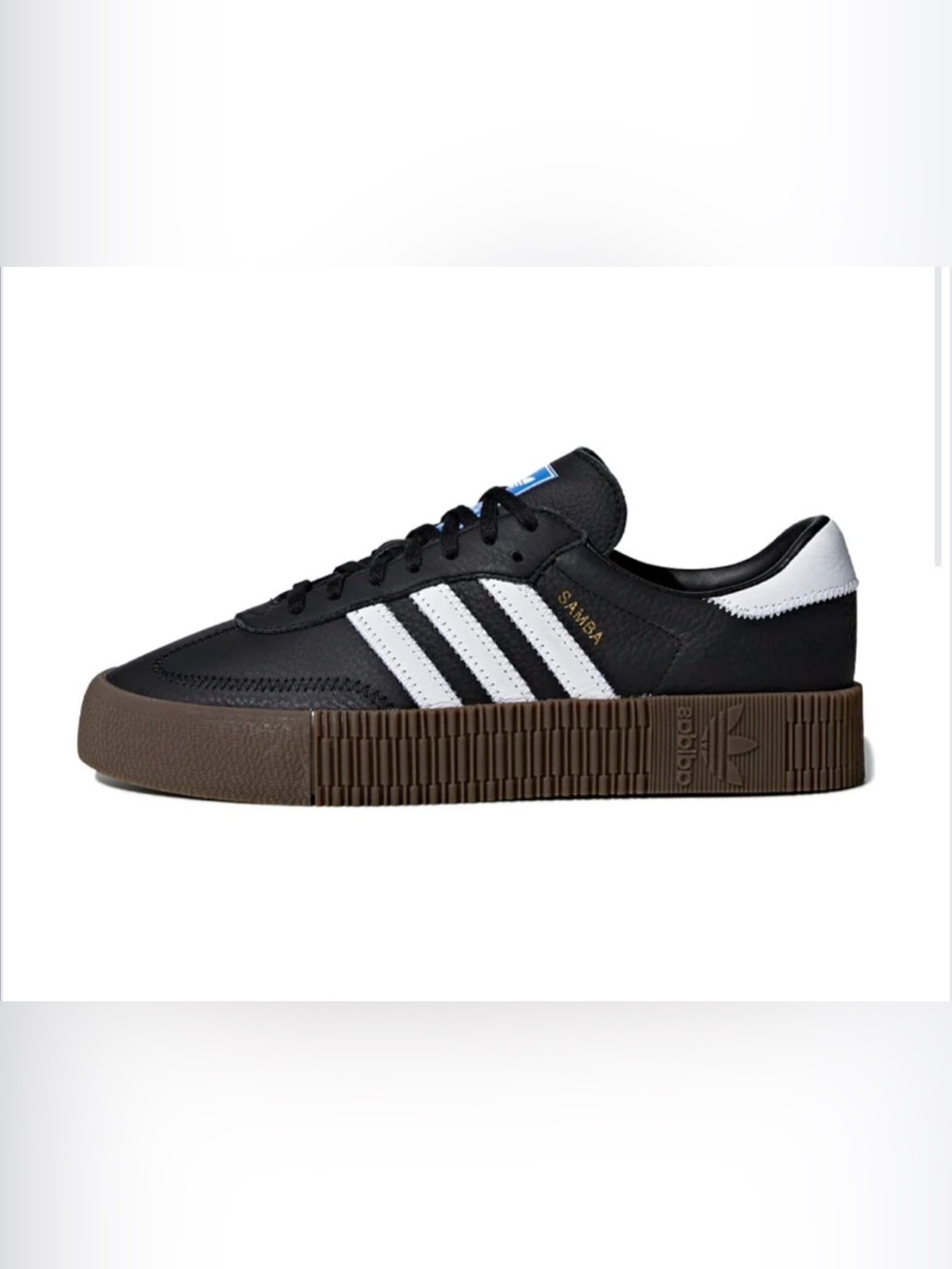 Adidas Sambarose Sambae Women’s platform Sneakers with gum sole size 5.5